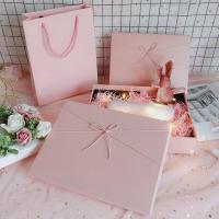 Cuadro de regalo de Navidad Reutilizable caja de cartón de papel rígido