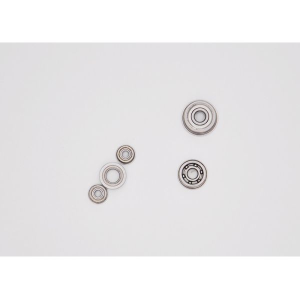 ABEC-1 F604ZZ Open ZZ Flanged Ball Bearing Radial Load Direction ISO9001