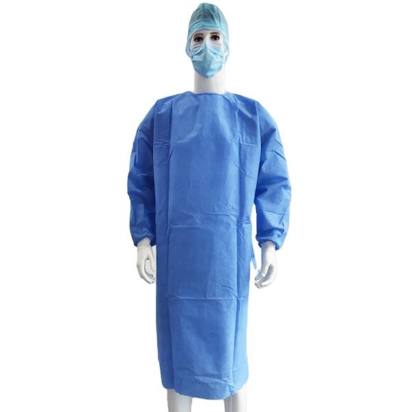 S&J Manufacturer supply Disposable Sterile Reinforced Hospital clothes AAMI level 2 Non woven doctor nurse medical surgical gown