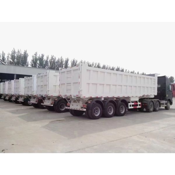 Customer Needs Driven Steel 3-Axle Dump Truck Dump Semi-Trailer with Hydraulic Cylinder