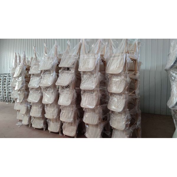 Silla de boda moderna de rotín para banquetes y bodas