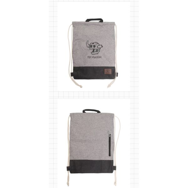 Customized Logo Cloth Drawstring Bags With OEM / ODM Services 32 * 44CM