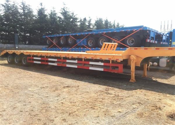 Heavy Equipment 60 Ton 12.00R22.5 Low Bed Semi Trailer