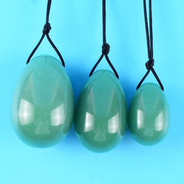 Jade Eggs for Women Size One Set Rose Quartz Green Purple White Nephrite Xiuyan Jade