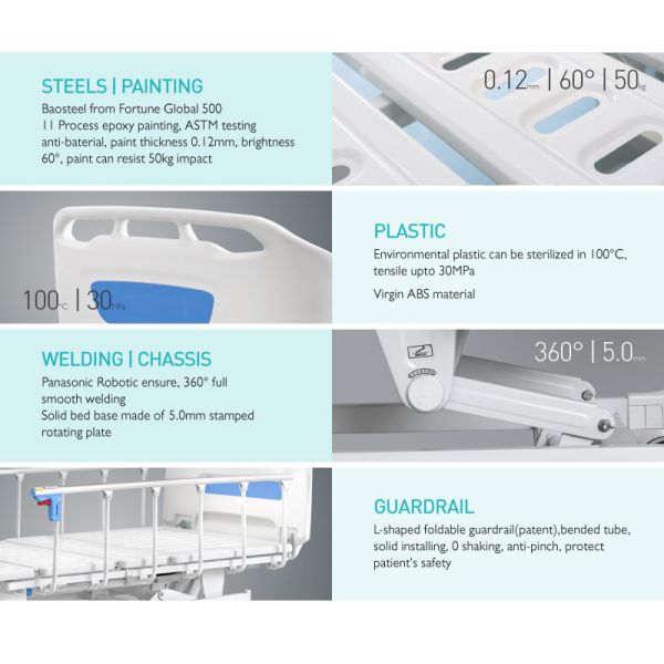 Professional Team High Quality Hospital Emergency Room Beds For Patients
