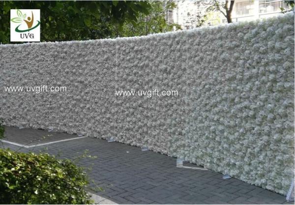 UVG DIY party background in fake rose and hydrangea flower wall backdrops for weddings item