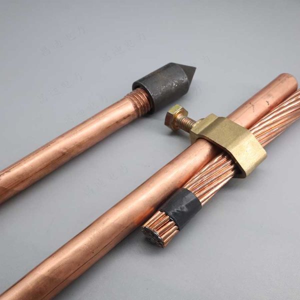 Surface Roughness Ra0.8 Grounding Rod 16mm Copper Layer Thickness ≥0.254mm Electrical Grounding Rod Designed for Optimal Earth Ground Connections