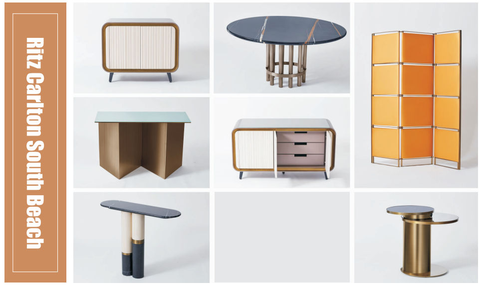 Modern Luxury Hotel Bedroom Furniture Set 5 Star Hotel Furniture For Ritz Carlton project