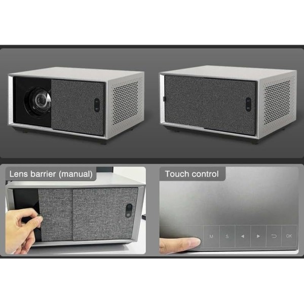 EHOMM S1 Premium Smart Projector Native 1080P 800 ANSI Android 9 WiFi Bluetooth Auto Focus Home Theater Projector with 300