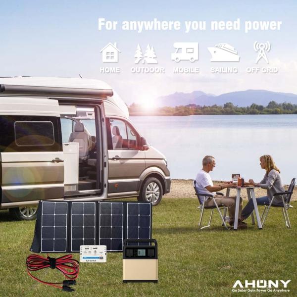 Kit de panneau solaire pliable de 50 W avec cellule de contact arrière Longi