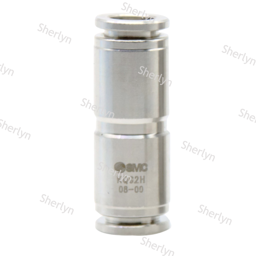 SMC Push To Connect Stainless Steel Fittings KQG2H06-00 Straight Tube 4E2-1ES/KQ2A43 One-Touch Fitting.