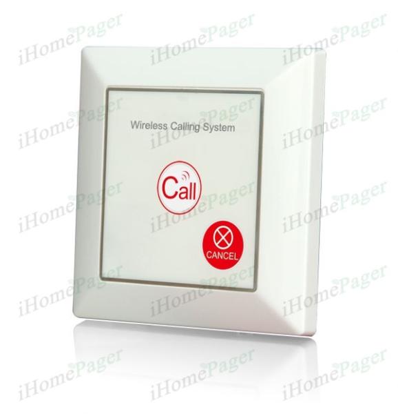 Hot sale cheap wireless nurse calling system two keys call button with line