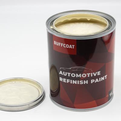 Pintura de revestimento de base de automóveis 1k Amarelo pérola Pinturas de automóveis Auto Refinish Pintura de automóveis