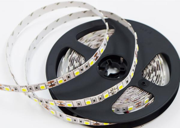 Decorative Cool White Led Strip Light , 24V DC High Power Led Strip 60Led / M