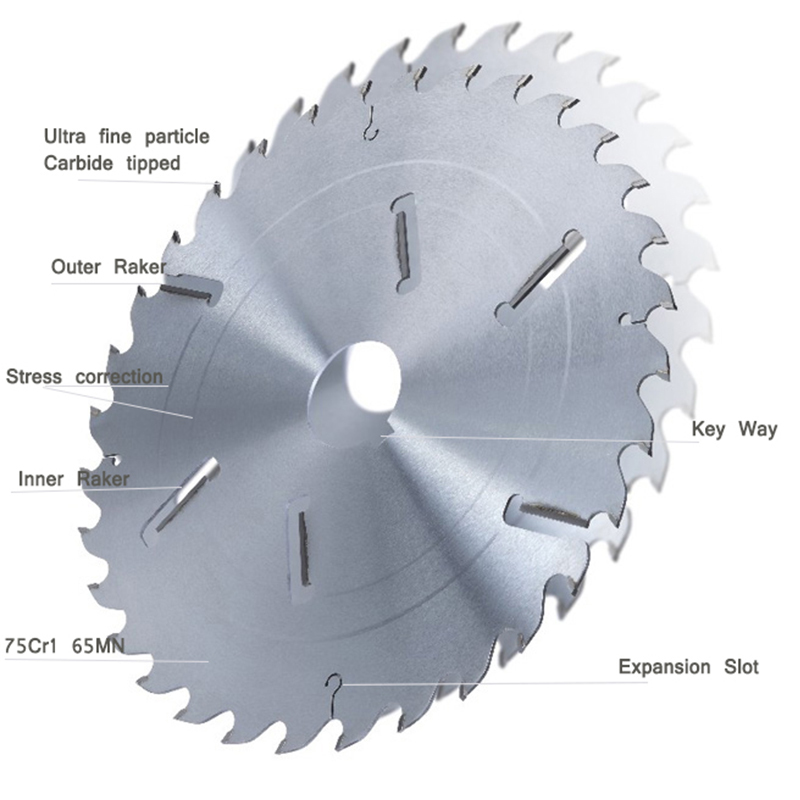 Multi-blade saw blade