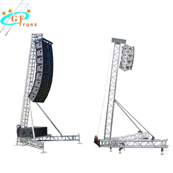 Speaker Audio Line Array Sound System Aluminum Alloy Material 12M Height