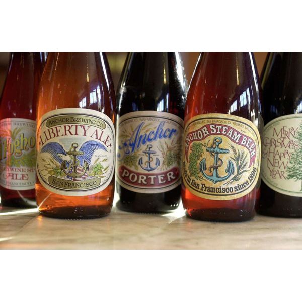 Glossy Waterproof Beer Wine Bottle Sticker Label With Custom Logo
