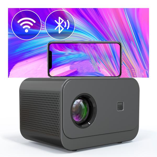 Projeção frontal 1024*600P Produto novo Projector inteligente de LED+LCD HDMI