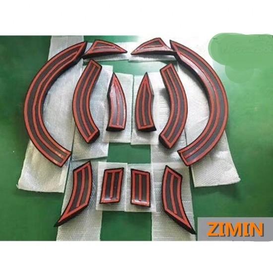 Acessórios para automóveis Roda de plástico Sobrancelha Para Ford Ranger Everest
