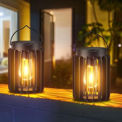 Waterproof Hanging Solar Flame Lantern with LED Lighting Technology and Auto On/Off 8-12 Hours Charging Time