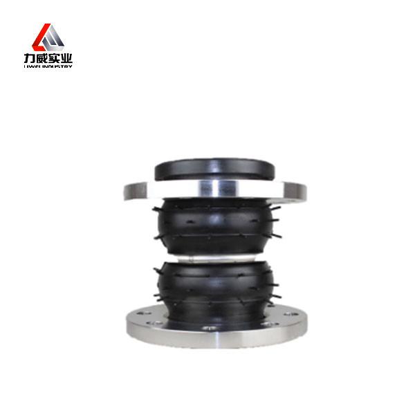 Customization Double Sphere Flexible Rubber Joint with Carbon Steel Galvanized Flange Material