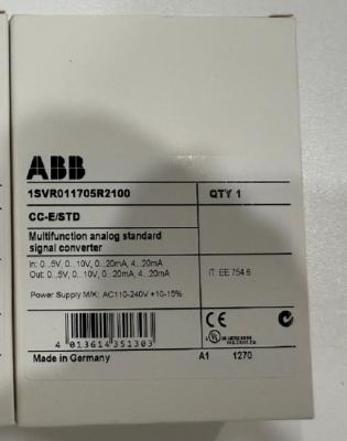 El módulo de conversión de señales de la ABB 1SVR011705R2100 CC-E/STD Univers V/I / V/I 110-240VAC