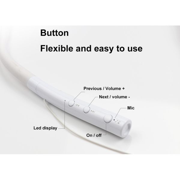 IPX5 Magnetic Sports Wifi Bluetooth Headphones In Ear For Running Hiking Biking