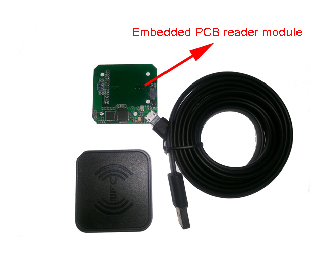 Писатель читателя обломока интерфейса RFID USB, читатели бирки ICODE ILT пассивные RFID
