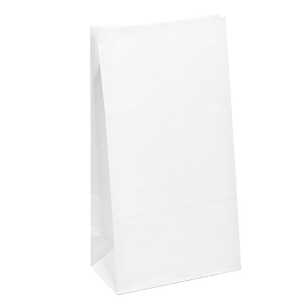 Brown White Customized Biodegradable Kraft Paper Bags For Bakery Goods