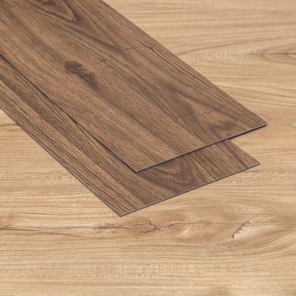 Marbel Grey Stone Core Engineered Vinyl Plank Shllow Walnut Color Self Stick Multilayer