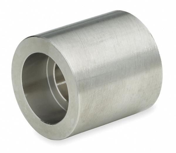 Socket Weld Steel Pipe Coupling Class 3000 3 / 4 Inch Size ASTM A182 F316L