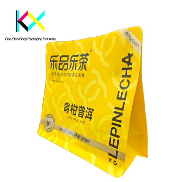 Heat Seal Waterproof Tea Powder Packing Pouch 140um Thickness customization