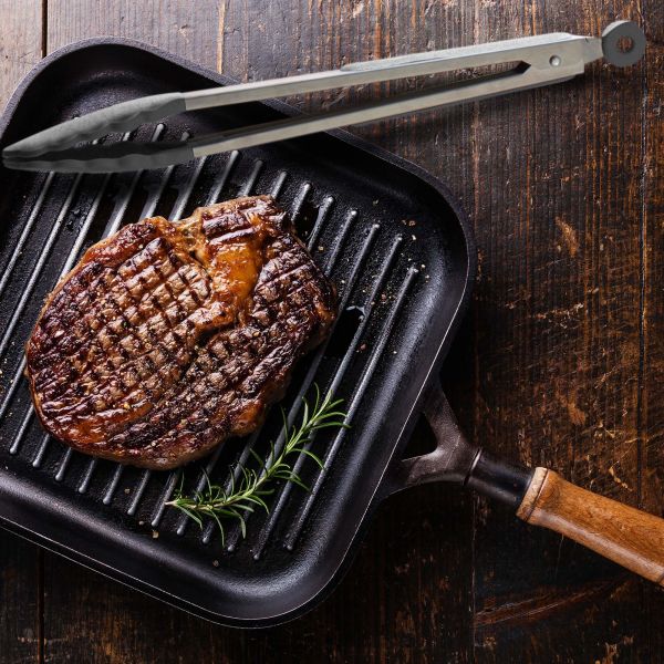 Силиконовые кухонные зубчики с силиконовыми кончиками набор из 3 теплоустойчивых зубчиков инструменты для подачи пищи 7 дюймов 9 дюймов 12 дюймов