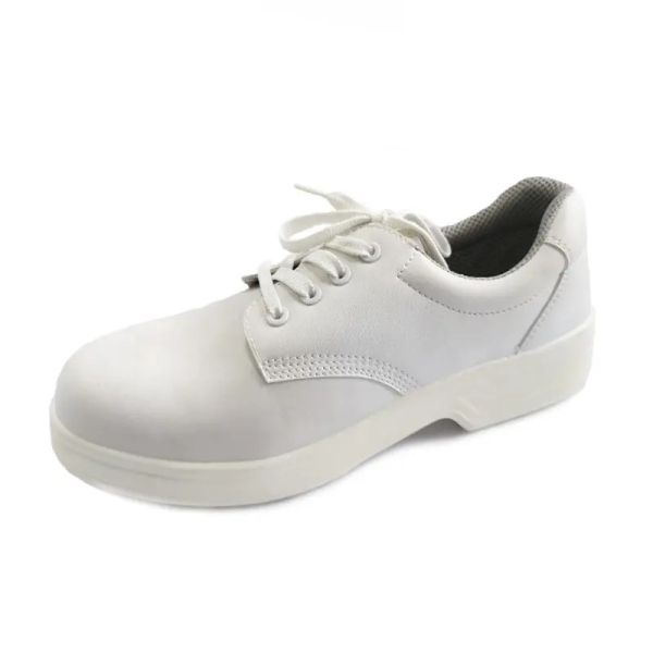 Slip Resistant Microfiber Synthetic Leather Shoes Anti Static Hospital Theatre Shoes White