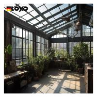 Lowe Tempered Aluminium Glass Salas de sol fechadas Retrátil Independente