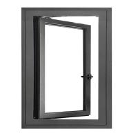 Résistance thermique Profil en aluminium Double vitrage vitrage pour l'isolation acoustique
