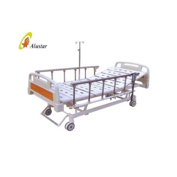 Detachable ABS Head Aluminum Alloy Foldable Hospital ICU Electric Beds With 3 Function (ALS-E322)