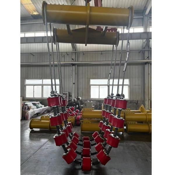 精密な石油パイプラインの降ろしのための28ロール100KGパイプリフティング機器