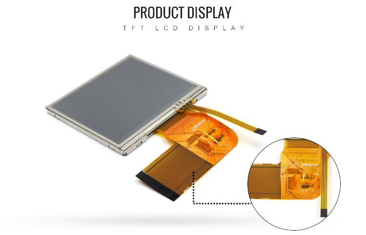 Ili9488 SPI LCD Panel TFT Display Screen Module 50 Pin MCU RGB SPI Interface