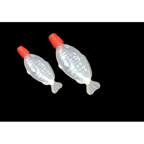 1 kg Seasoning Mini Sushi Fish Shape Soy Sauce Bottles for Traditional Brewing Method