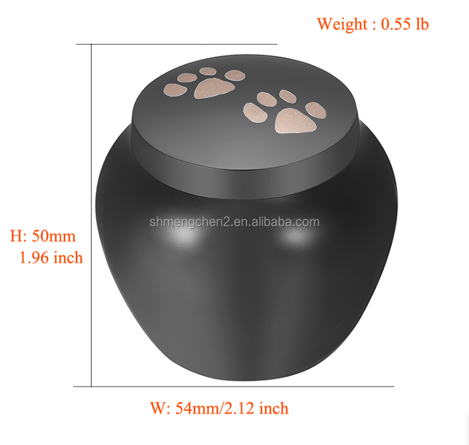 6 Colors Mini Keepsake Urn Cremation Jewelry For Human Ashes Stainless Steel Memorial Jewellery Pet Ashes Funeral Casket