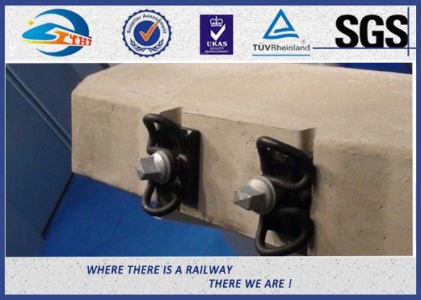 SKL14 Oxide Black Elastic Rail Clips Galvanized Clamp as Railway Fastening System