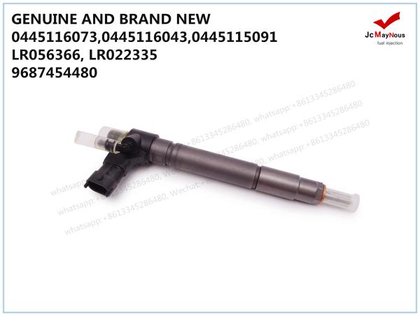 GENUINE AND BRAND NEW DIESEL FUEL INJECTOR 0445116043, 0445116073, 0445115091, 02JDE36716, LR056366, LR022335, 968745448