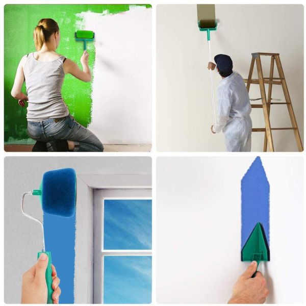 PP регулируют кромкострогательный станок бегуна краски Pro собираннсяый роликом для стены домашнего офиса