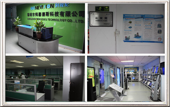 Signage цифров киоска яркости 600cd/m2 с часами системы