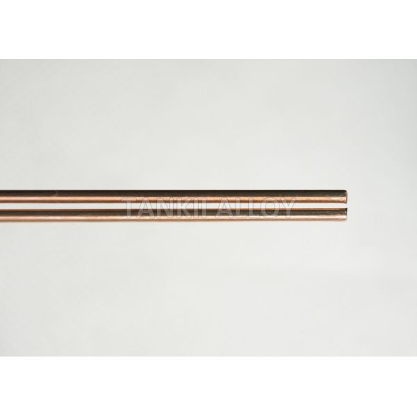 de 6mm do estábulo da resistividade do manganina da liga de cobre de Rod isolação brilhante reta não