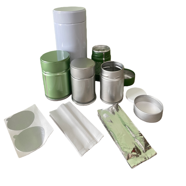 OEM Matcha Tea Powder Metal Tin Cans 20g 30g 50g 60g 70g Tinplate Cans