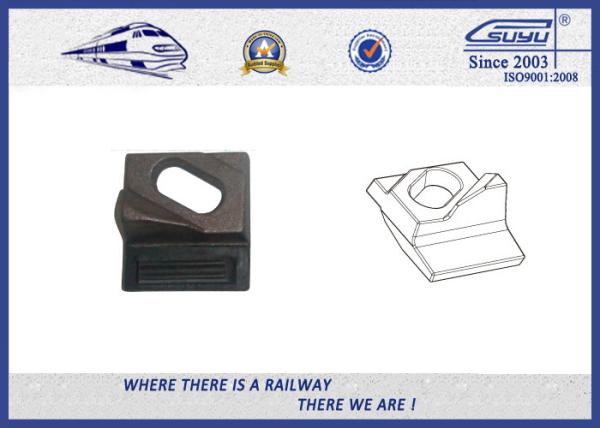 Plain Color Carbon Steel Elastic Rail Clips / Crane Clip Cast Iron