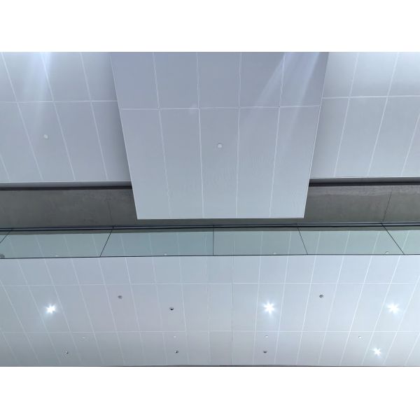 Sound Absorbing Aluminium Composite Metal Acoustical Ceiling Panels Powder Coating Micro Perforated