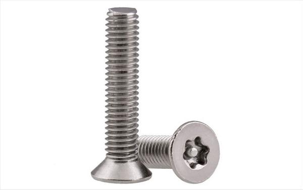 m5 Secure Products Niplated Stainless Steel Security Screws Snake Eye Drive Designs